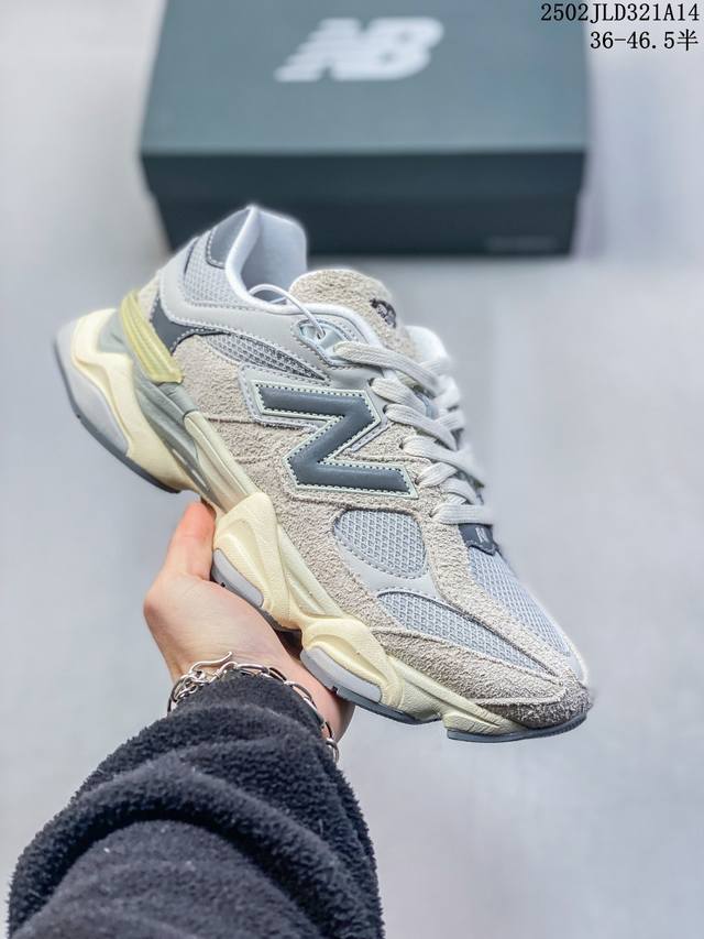 Joe Freshgoods X New Balance Nb9060 联名款 复古休闲运动慢跑鞋 鞋款灵感源自设计师本人对夏日的怀日回忆。鞋面大身由空间双格及