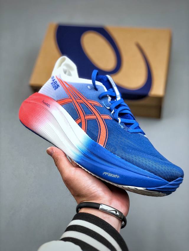 Asics Gel-Nimbus 27 亚瑟士复古透气休闲鞋缓震男子耐磨跑步鞋 1011B958-401 尺码：36-45 半