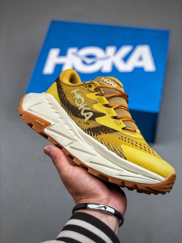 Hoka One One Skyline-Float X 动感系列舒适减震防滑低帮跑鞋 1153350 Gldo #鞋款特别研发使用性能独特的几何形跑鞋中底，鞋