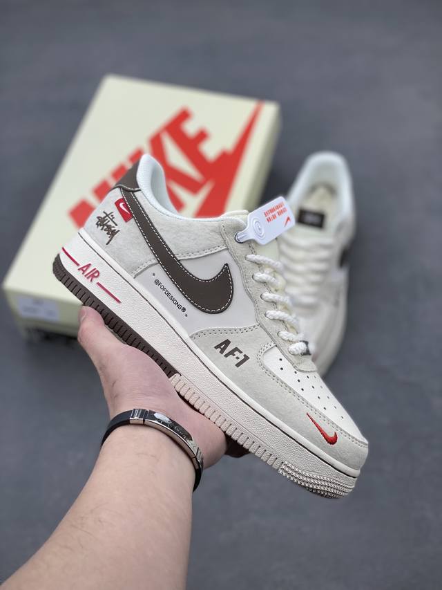 海外限量发售！公司级Nike Air Force 1 '07 Low 空军一号 低帮 运动鞋 休闲鞋 折边针车 工艺难度大 原楦头原纸板 原装鞋盒 定制五金配件