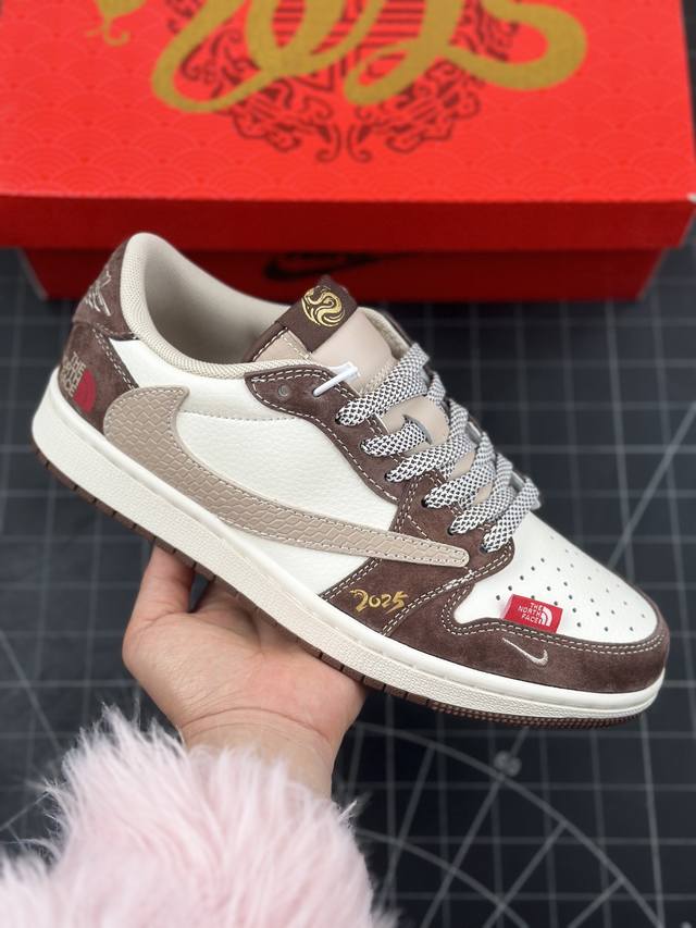 本地 核心私 公司级Aj1倒勾Travis Scott X Air Jordan 1 ” Reverse Mocha “ Aj1乔1 Ts 闪电 联名倒钩 低帮