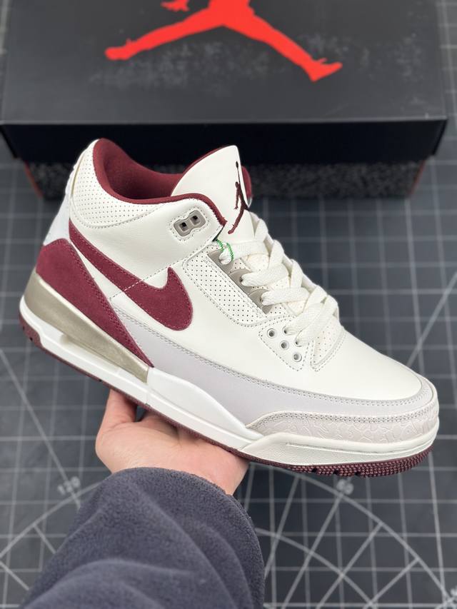 本地 核心私 公司级Air Jordan 3 Retro 迈克尔 乔丹Aj3代中帮复古休闲运动文化篮球鞋 首次使用经典传神Jump Man Logo 并创新使用