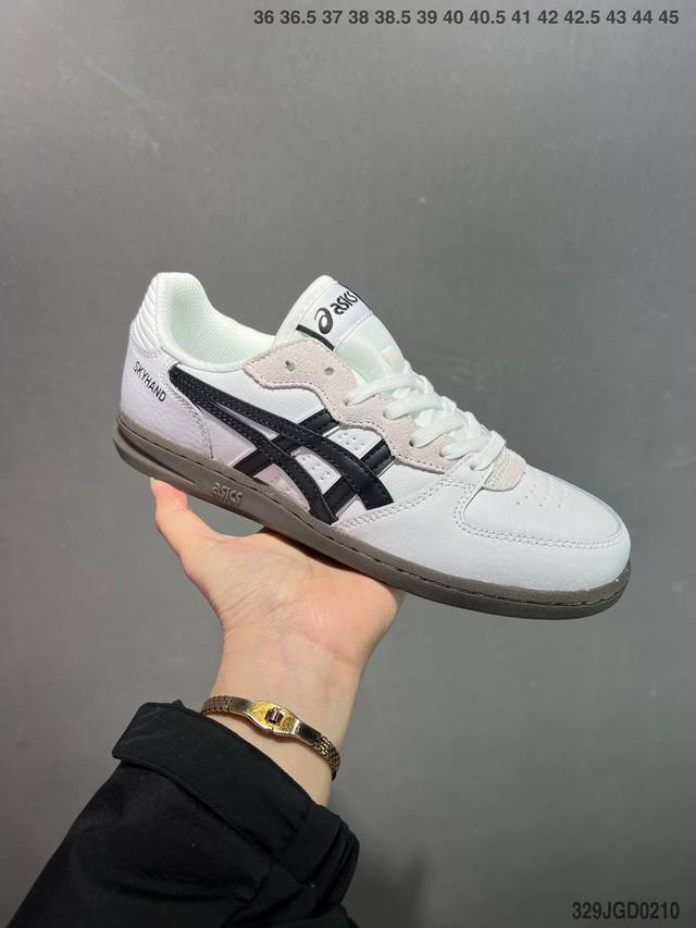 Asics Skyhand Og 复古舒适 防滑耐磨 皮面低帮板鞋 货号: 3A451-101 尺码:36 37 37.5 38 39 39.5 40.5 41 - 点击图像关闭