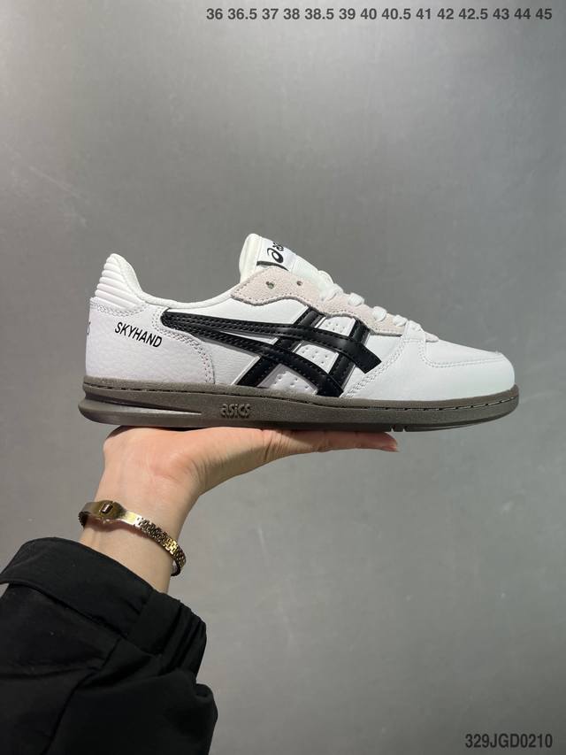 Asics Skyhand Og 复古舒适 防滑耐磨 皮面低帮板鞋 货号: 3A451-101 尺码:36 37 37.5 38 39 39.5 40.5 41 - 点击图像关闭