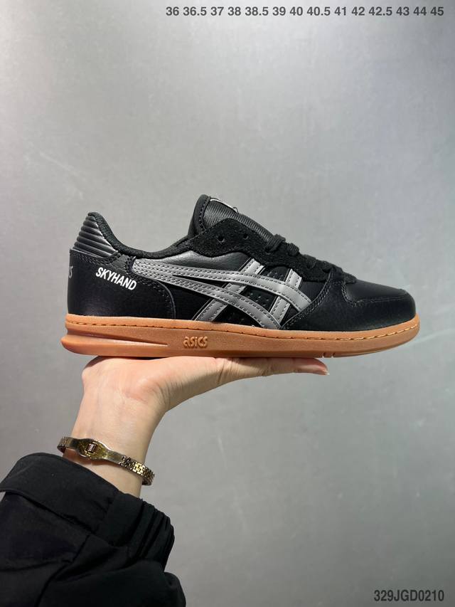 Asics Skyhand Og 复古舒适 防滑耐磨 皮面低帮板鞋 货号: 3A451-101 尺码:36 37 37.5 38 39 39.5 40.5 41