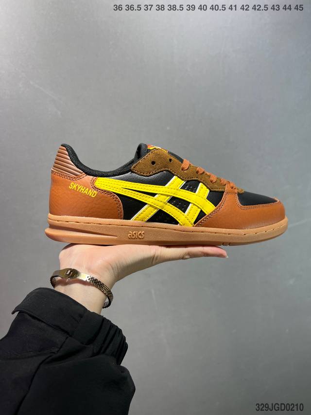 Asics Skyhand Og 复古舒适 防滑耐磨 皮面低帮板鞋 货号: 3A451-101 尺码:36 37 37.5 38 39 39.5 40.5 41