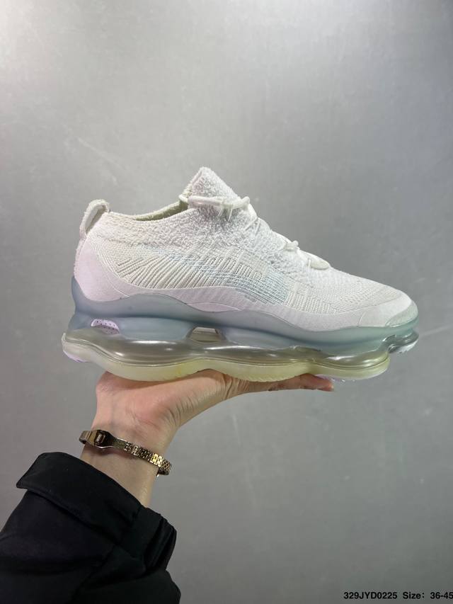 公司级Nk Air Max Scorpion Fk 次世代气垫搭载全掌长气垫鞋款 采用类似于 Vapormax Plus 和 Vapormax Flyknit