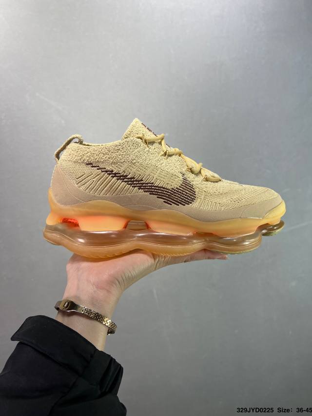 公司级Nk Air Max Scorpion Fk 次世代气垫搭载全掌长气垫鞋款 采用类似于 Vapormax Plus 和 Vapormax Flyknit