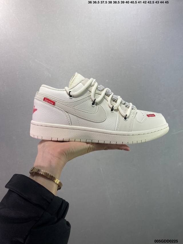 公司级Nike Air Jordan 1 Low 定制配色 定制Aj联名-高端定制 低帮复古文化板鞋 #定制鞋盒 大厂纯原品质出货 超高清洁度 皮料切割干净无任