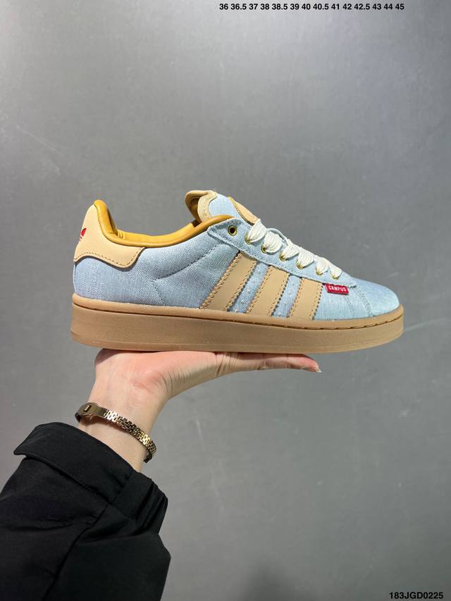 Adidas Originals Campus 00S 学院系列面包风经典复古低帮百搭休闲运动板鞋货号：Ih3283 尺码：36-45 半 Id：183Jgd0