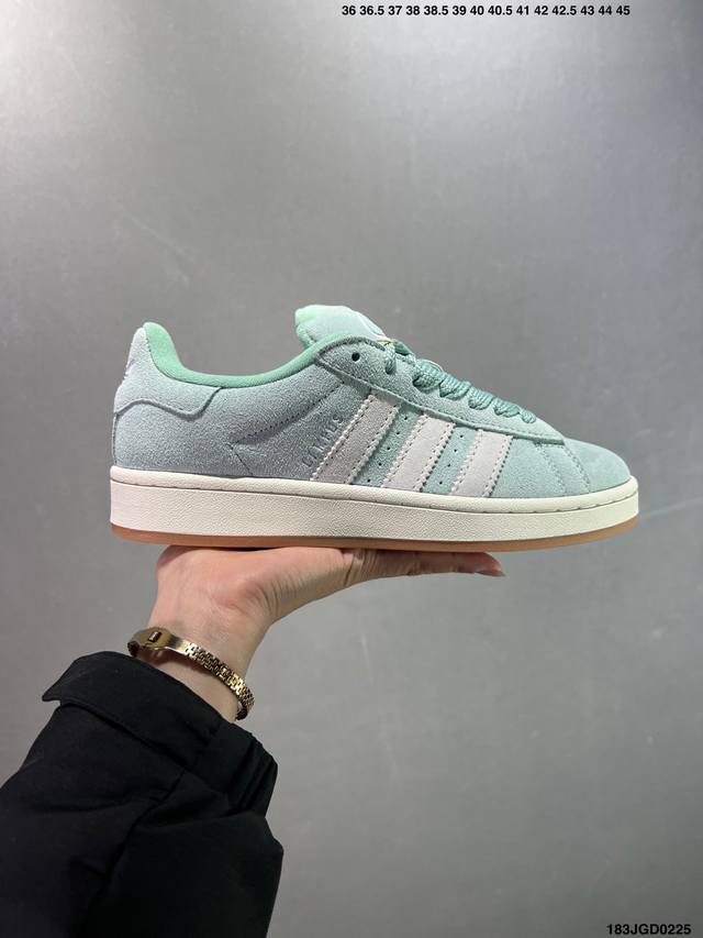 Adidas Originals Campus 00S 学院系列面包风经典复古低帮百搭休闲运动板鞋货号：Ih3283 尺码：36-45 半 Id：183Jgd0