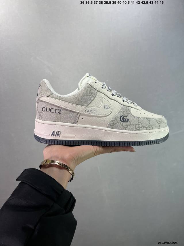 公司级 Nike Air Force 1 Low ’07 岩石灰 配色 空军一号低帮休闲板鞋 原厂定制皮料 定制鞋盒 原楦原纸板 纯正版型 正品Nfc感应芯片