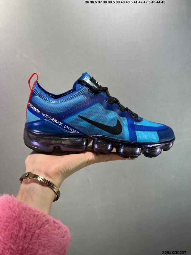 公司级Nike Air Vapormax 大气垫 网纱鞋面 全掌气垫跑步鞋 Ar6631-003正确卡色 原盒钢印Qc俱全 正确刻字中底 原装鞋垫 鞋面采用半透