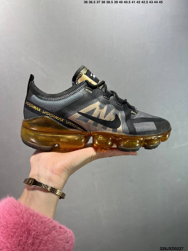 公司级Nike Air Vapormax 大气垫 网纱鞋面 全掌气垫跑步鞋 Ar6631-003正确卡色 原盒钢印Qc俱全 正确刻字中底 原装鞋垫 鞋面采用半透