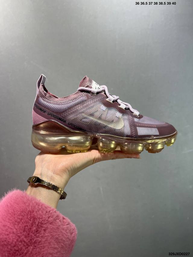 公司级Nike Air Vapormax 大气垫 网纱鞋面 全掌气垫跑步鞋 Ar6631-003正确卡色 原盒钢印Qc俱全 正确刻字中底 原装鞋垫 鞋面采用半透