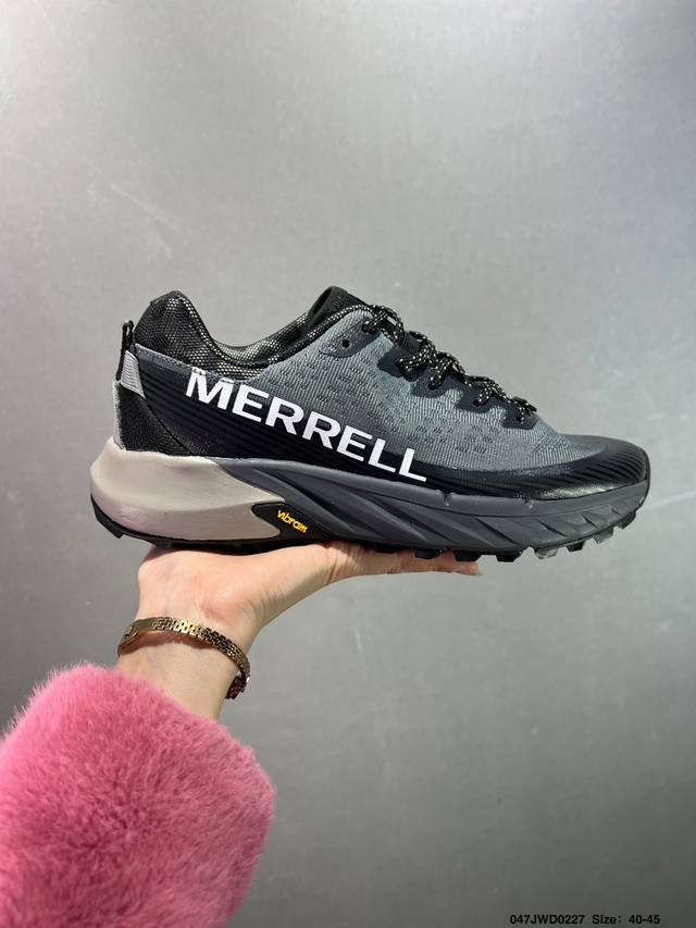 公司级Merrell迈乐 Moab Speed 2Gore-Tex 柔软舒适防滑耐磨 低帮 徒步鞋 货号:J067759 尺码:41 42 43 44 45如图