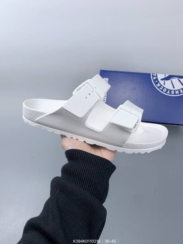 巴黎世家 Balenciaga 夏季新款 魔术贴 休闲沙滩凉拖鞋 Size：如图 编码：K394K0110216