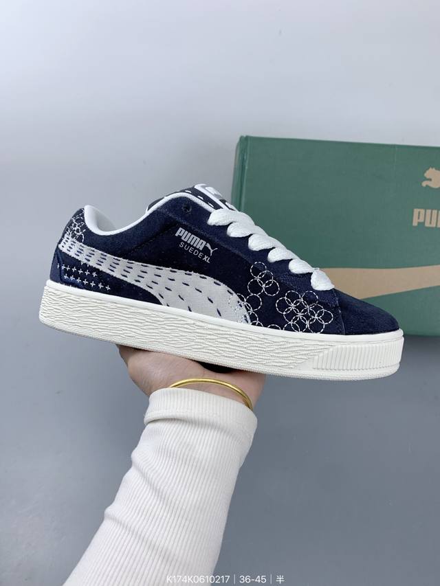 公司级 彪马 Puma 休闲板鞋 Suede Xl系列经典翻毛皮厚底防滑耐磨舒适透气运动鞋 新年穿有型 时尚 穿搭 球鞋 穿搭 时尚 潮流 面包鞋 Puma