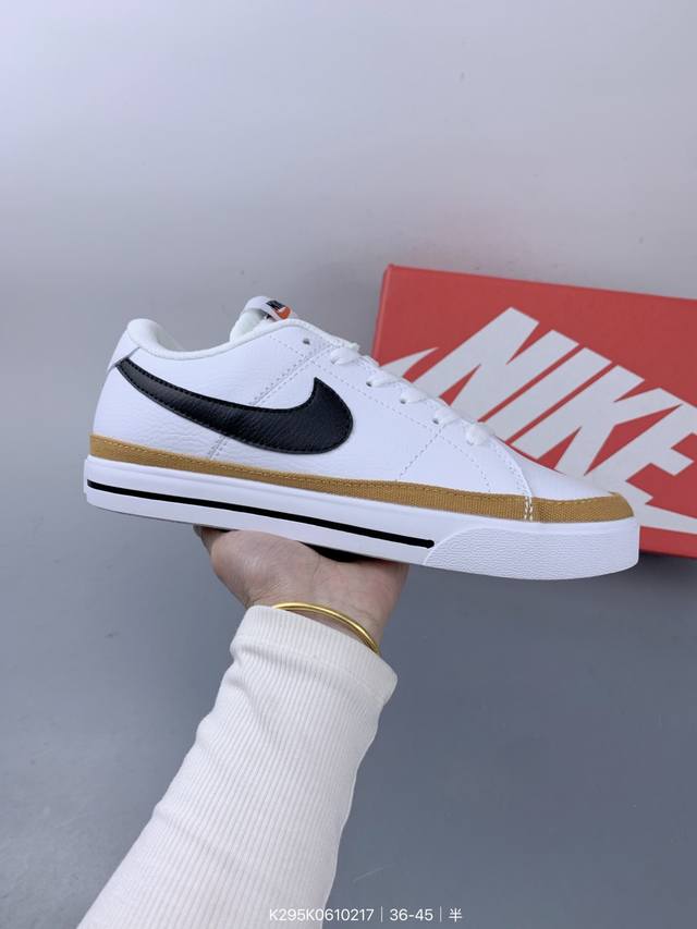 真标带半码！ 耐克Wmns Nike Court Legacy 校园风 休闲运动滑板板鞋 Size：如图 编码：K295K0610217 - 点击图像关闭