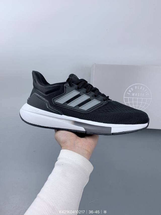 阿迪达斯 Adidas Eq 21 Run 网面 运动跑步鞋 Size：如图 编码：K421K0410217