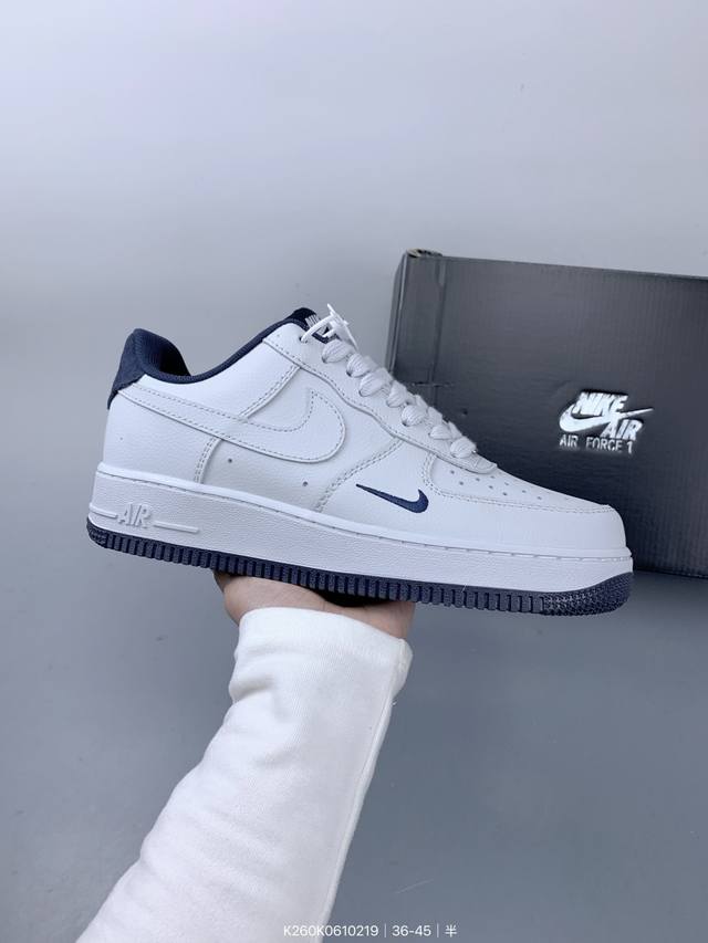 Nike Air Force 1 ‘07 空军一号低帮休闲板鞋 进口牛筋布 原楦头原纸板 纯正空军版型 定制鞋盒 全掌内置全掌气垫 原厂中底钢印 拉帮完美 Si