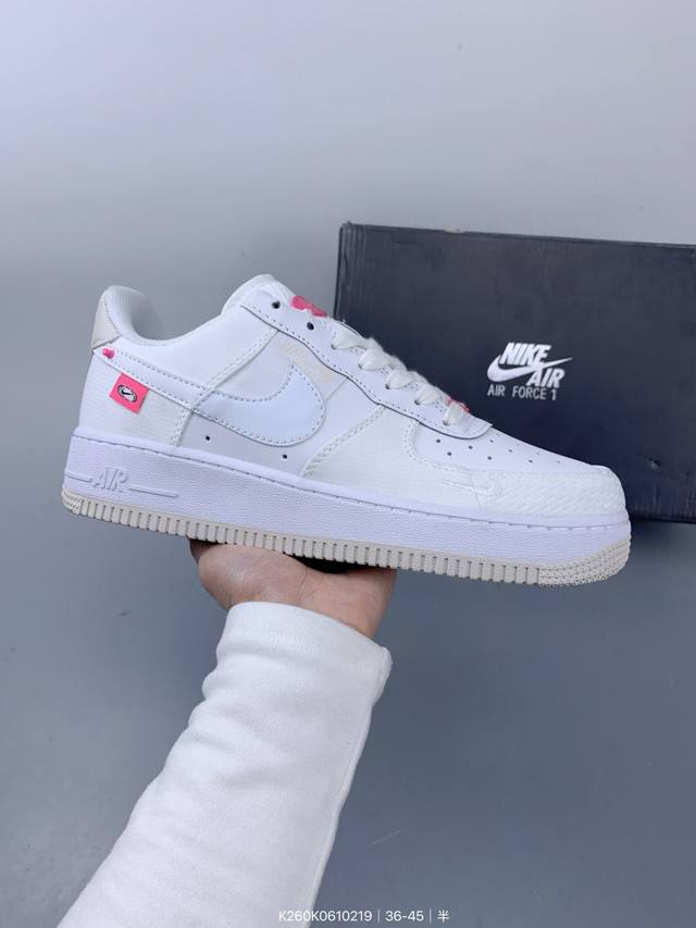 Nike Air Force 1 ‘07 空军一号低帮休闲板鞋 进口牛筋布 原楦头原纸板 纯正空军版型 定制鞋盒 全掌内置全掌气垫 原厂中底钢印 拉帮完美 Si