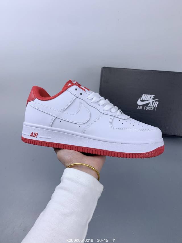 Nike Air Force 1 ‘07 空军一号低帮休闲板鞋 进口牛筋布 原楦头原纸板 纯正空军版型 定制鞋盒 全掌内置全掌气垫 原厂中底钢印 拉帮完美 Si