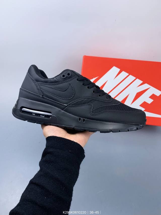 真标Nike Air Max 1‘86 Prm男子低帮气垫复古跑步鞋 这款鞋子的设计灵感源自于跑步鞋的革新，它不仅具备出色的舒适性，还拥有极高的时尚感。无论是日