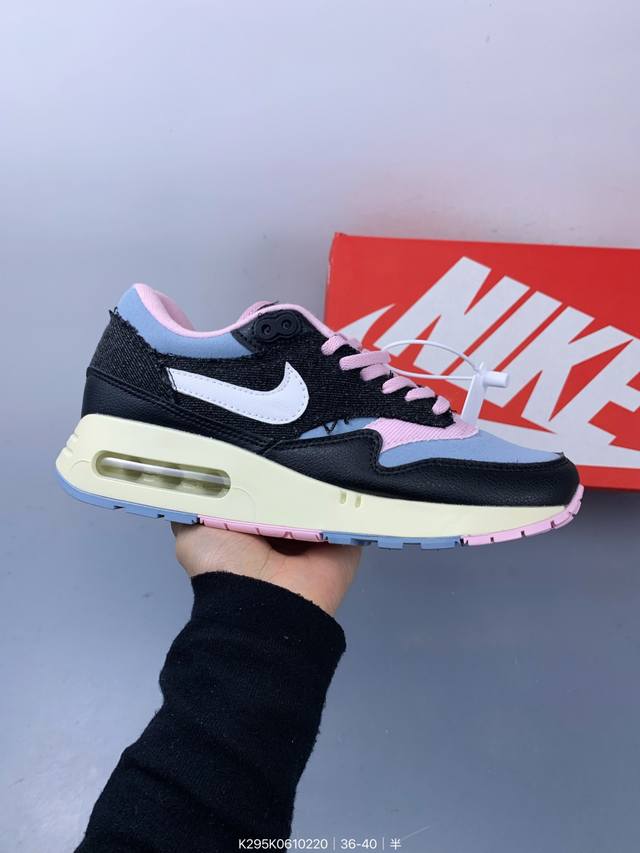 真标Nike Air Max 1‘86 Prm男子低帮气垫复古跑步鞋 这款鞋子的设计灵感源自于跑步鞋的革新，它不仅具备出色的舒适性，还拥有极高的时尚感。无论是日