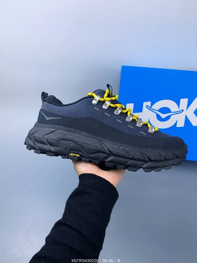 公司级Hoka One One Tor Summit 休闲美观 低帮跑步鞋 原装轻量化材料 Fresh Foam超轻量中底 全部用料过3C认证 滚动平衡科技减少