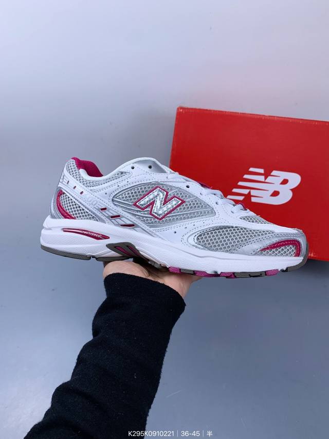 新百伦New Balance 400 Nb400 男女老爹鞋轻量跑步鞋Wr舒适厚底增高轻便情侣百搭2025复古休闲网面透气跑步鞋网红学生韩版潮鞋 Size：如图 - 点击图像关闭