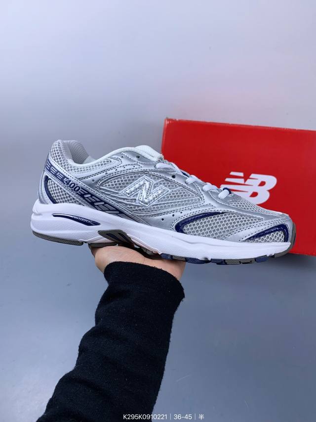 新百伦New Balance 400 Nb400 男女老爹鞋轻量跑步鞋Wr舒适厚底增高轻便情侣百搭2025复古休闲网面透气跑步鞋网红学生韩版潮鞋 Size：如图