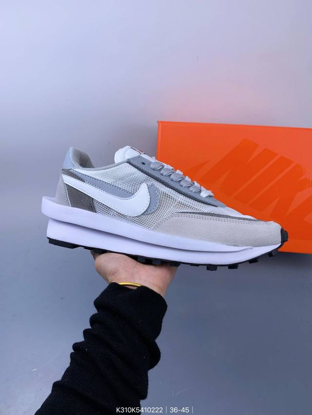 Sacai × Nike Ldv Waffle 重磅联名 日式解构美学Sacai联名 × Nike Ldv Waffle重叠设计前卫华夫变形休闲慢跑鞋 Saca - 点击图像关闭