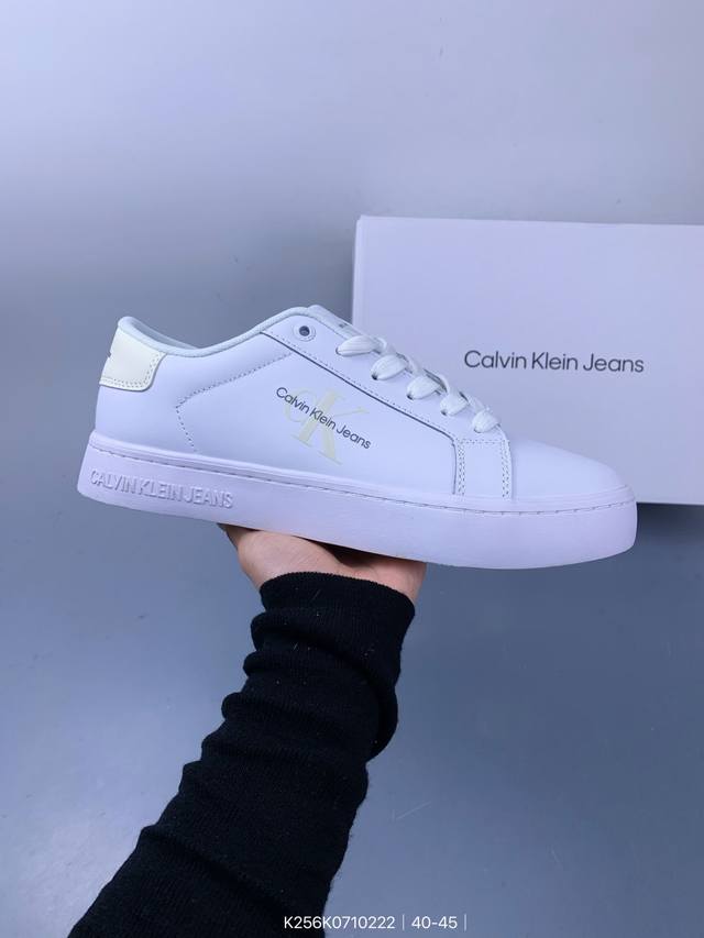 Calvin Klein Ck 低帮系带休闲运动板鞋 Size：如图 编码：K256K0710222