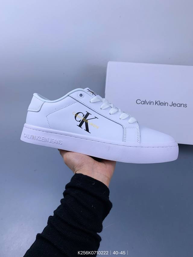 Calvin Klein Ck 低帮系带休闲运动板鞋 Size：如图 编码：K256K0710222