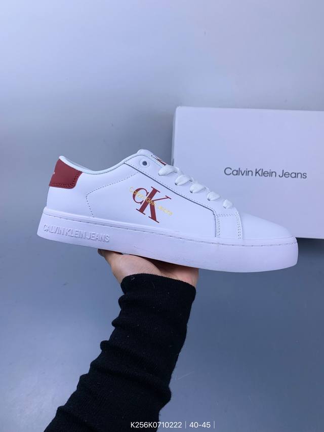 Calvin Klein Ck 低帮系带休闲运动板鞋 Size：如图 编码：K256K0710222