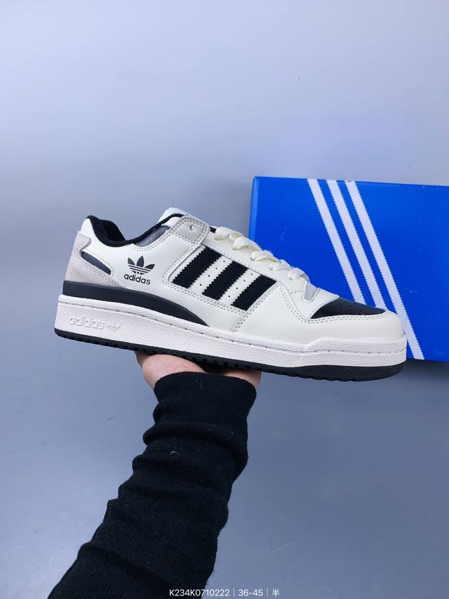 Adidas Originals Forum 84 Low Cl 皮革 低帮 板鞋 男女同款 Size：如图 编码：K234K0710222 - 点击图像关闭