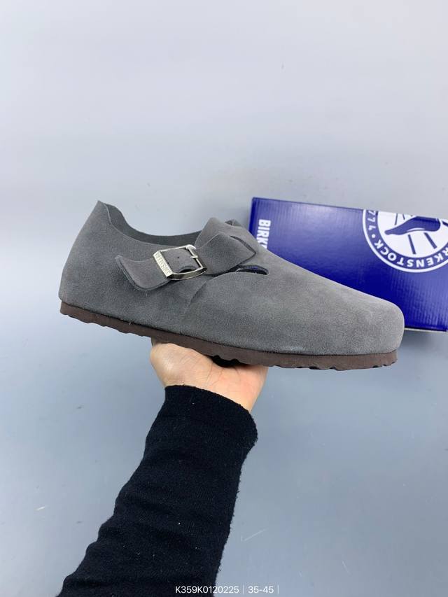 Birkenstock勃肯Boston Teddy一脚蹬拖鞋 Size：如图 编码：K359K015 - 点击图像关闭