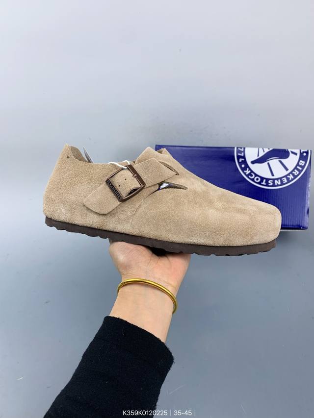 Birkenstock勃肯Boston Teddy一脚蹬拖鞋 Size：如图 编码：K359K015 - 点击图像关闭