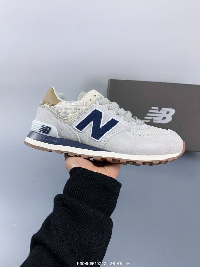 New Balance U574 新百伦低帮复古休闲运动慢跑鞋 采用猪巴革组合网织物鞋面材质全新4层组合独立私模大底 Size：如图 编码：K394K55102