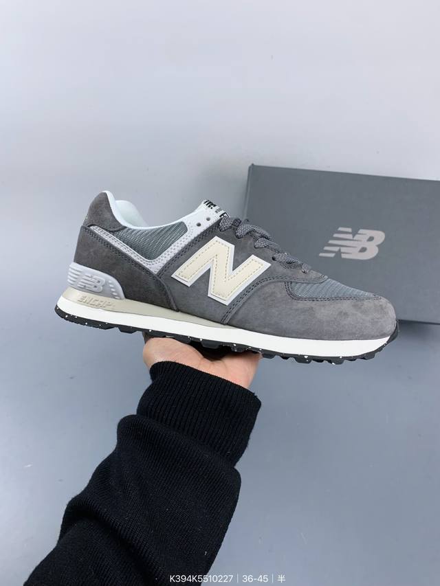 New Balance U574 新百伦低帮复古休闲运动慢跑鞋 采用猪巴革组合网织物鞋面材质全新4层组合独立私模大底 Size：如图 编码：K394K55102 - 点击图像关闭