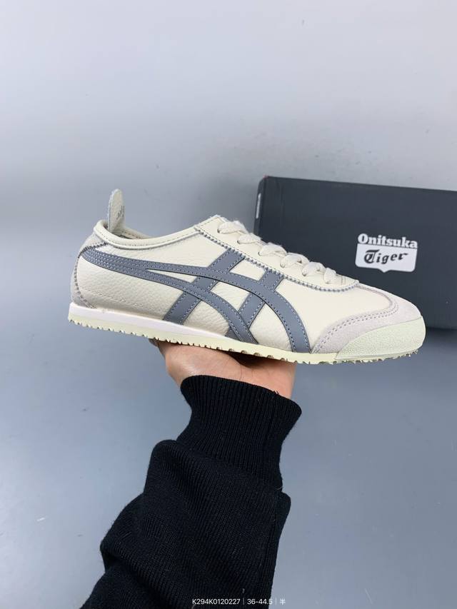 亚瑟士 Asics Onitsuka Tiger 鬼冢虎 原装四联吊牌 中底纸板钢印 日系轻便运动休闲鞋 Size：如图 编码：K294K017