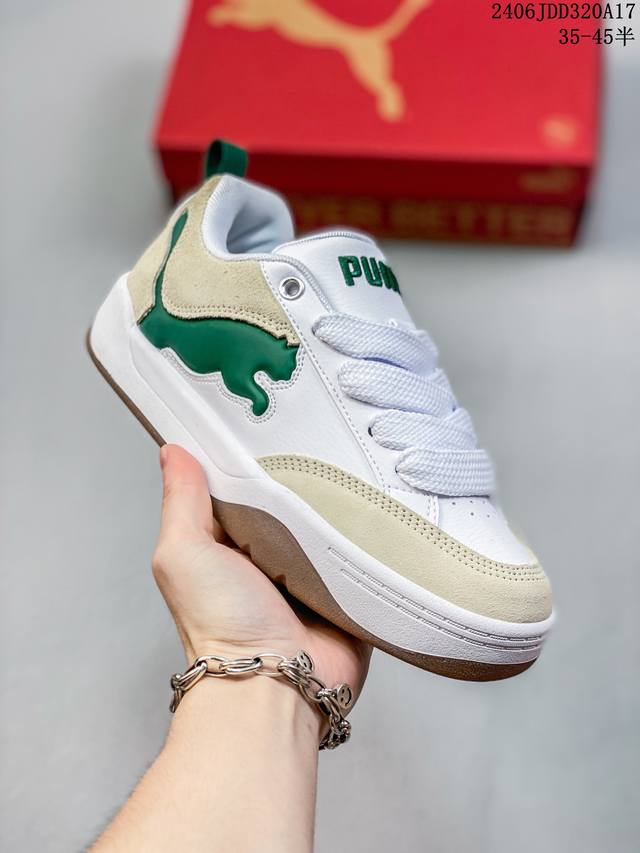 彪马 Puma 180 时尚增高显腿细 彪马全新面包鞋厚底百搭板鞋，面包鞋是整个年最具人气的鞋型之一，今年仍将是鞋圈主力。近日，Puma彪马推出了一款全新造型的