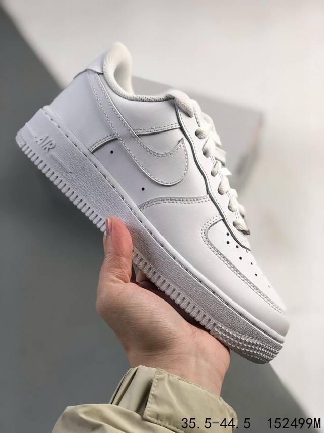 真标带半码！ 耐克Nike Air Force 1 Low 空军一号 低帮百搭休闲运动板鞋 柔软、弹性十足的缓震性能和出色的中底设计，横跨复古与现代的外型结合， - 点击图像关闭