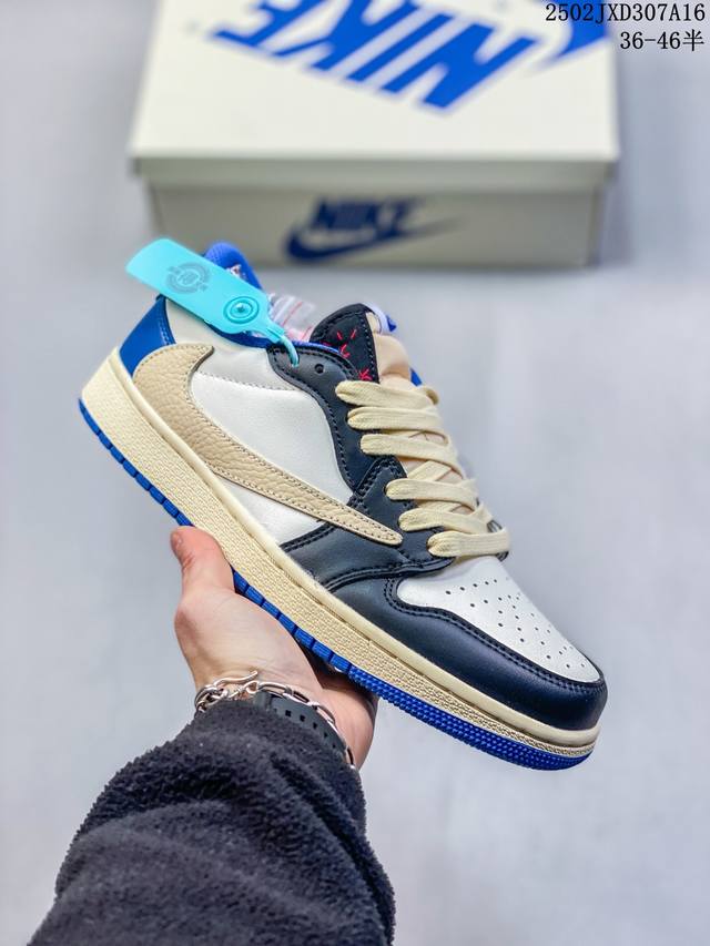 公司级 真标 耐克 Nike Air Jordan 1 Low Og Sp Military Blue Aj1乔1 倒勾低帮篮球鞋 Aj1 乔丹1代 Aj1 乔