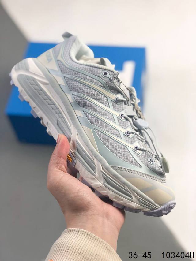 公司级带半码！ Hoka Mafate Speed Three 2玛法特 超轻厚底轻量山地跑步鞋 作为先锋品牌的 Hoka One One总是以独特的方式，在设