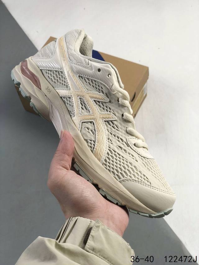 公司级带半码！ 亚瑟士Asics Gel-Flux 4.0 低帮城市休闲运动跑步鞋 透气网眼鞋面配合部分合成革材质#全新轻量Eva发泡缓震中底#外置特殊防滑耐磨