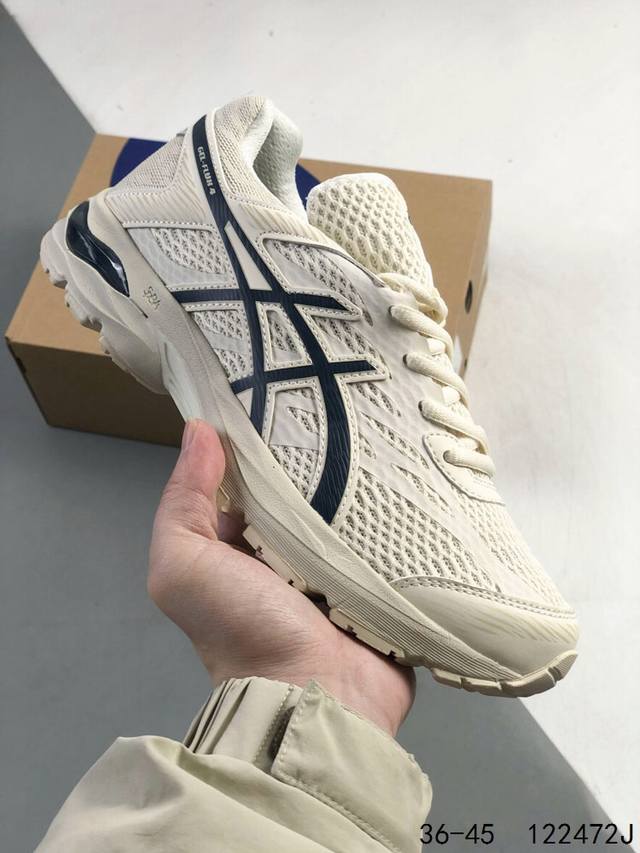 公司级带半码！ 亚瑟士Asics Gel-Flux 4.0 低帮城市休闲运动跑步鞋 透气网眼鞋面配合部分合成革材质#全新轻量Eva发泡缓震中底#外置特殊防滑耐磨