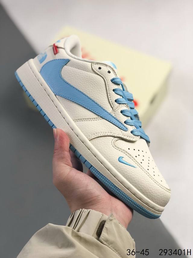 公司级带半码！ 乔丹Air Jordan 1 Low Aj1 Wh 乔1 北面联名 倒钩 低帮复古文化休闲运动篮球鞋。凭借出色的性能和吸睛的外观， Air Jo