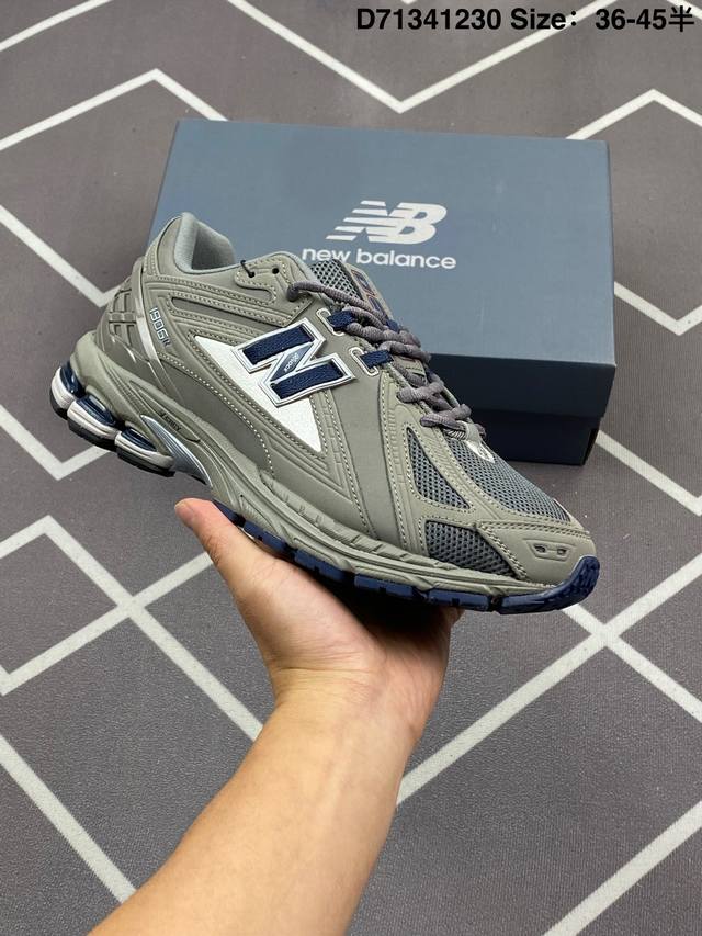 New Balance M1906系列 复古单品宝藏老爹鞋款 复古元素叠加 质感超级棒 楦版型材料细节做工精细 作为Nb最经典的档案鞋型之一 与2002一样，1